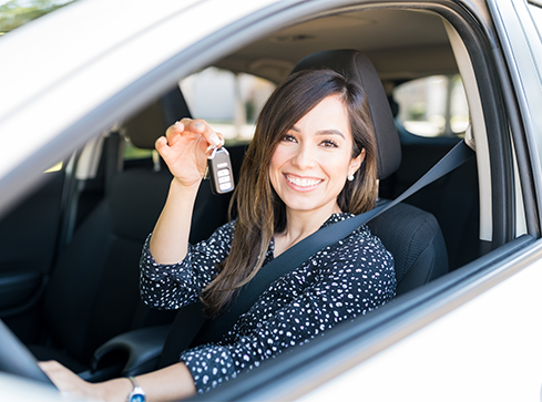 Girl Car Keys
