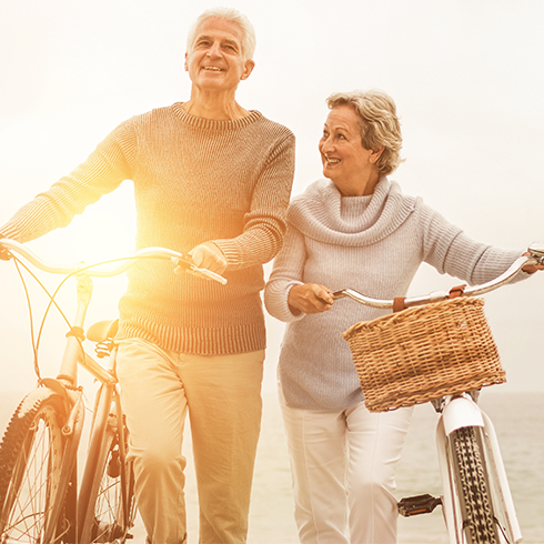 Senior Bike Riding Senior Bike Riding