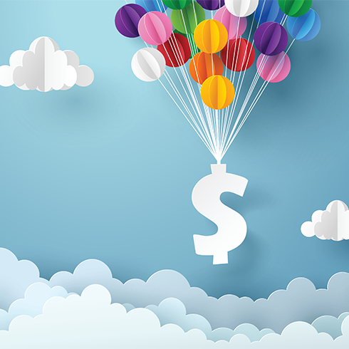 Dollar Sign Balloon Animated