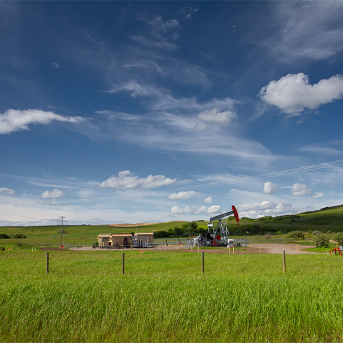 Pump Jack And Small Facility