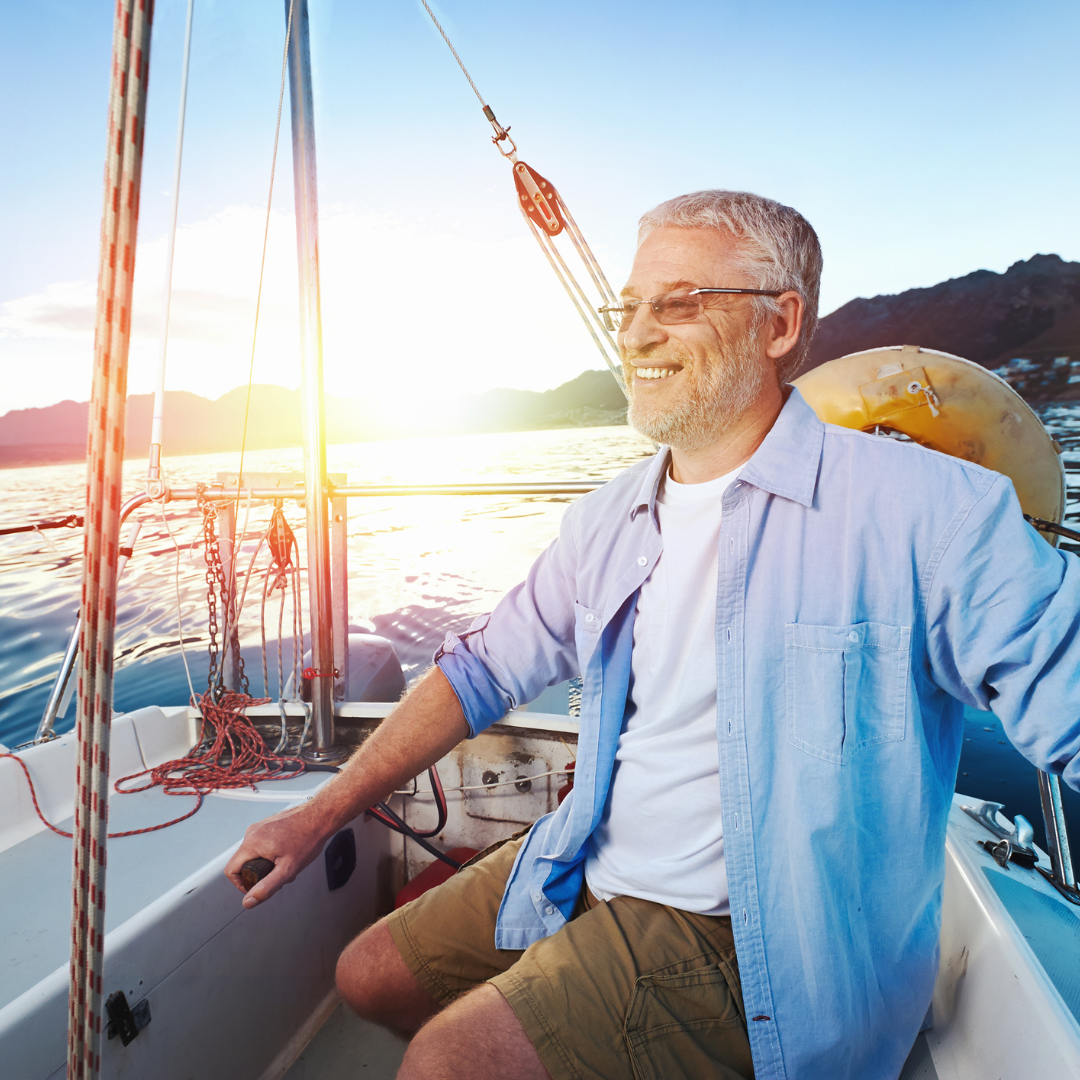 Retirement Sailing Man Retirement Sailing Man